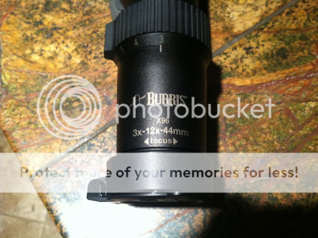 Burris Eliminator 3 312x44 w/ QD mount 850 Page 1